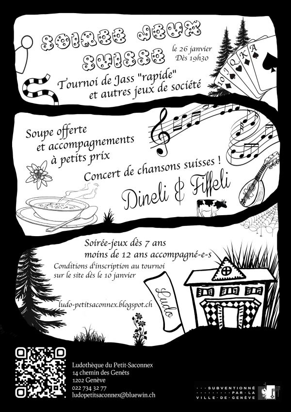 Soirée jeux de société Suisse, Spéciale 40 ans de la ludothèque !