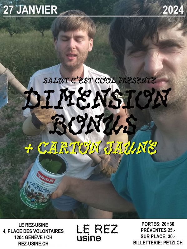 SALUT C’EST COOL PRÉSENTE DIMENSION BONUS + CARTON JAUNE