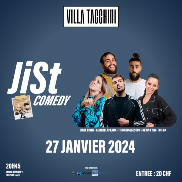 JiSt Comedy X Villa Tacchini