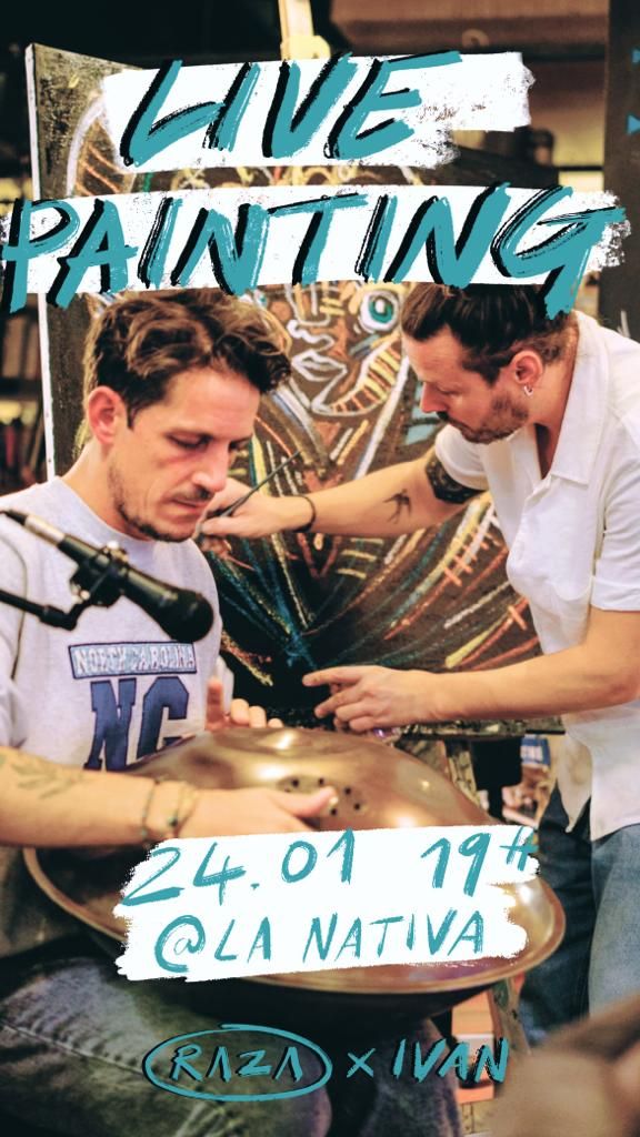 24.01 Live painting by Raza