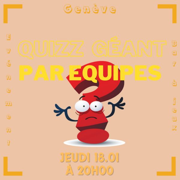 Quizz Géant par équipes