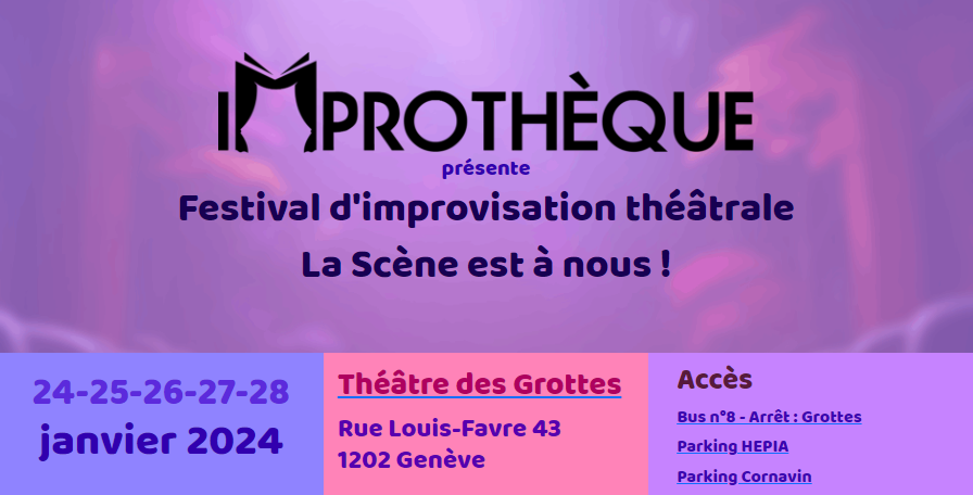 Festival d’improvisation théâtrale La Scène est à nous !